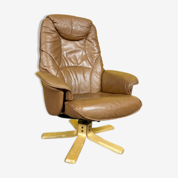 Danish vintage swivel chair 1970s