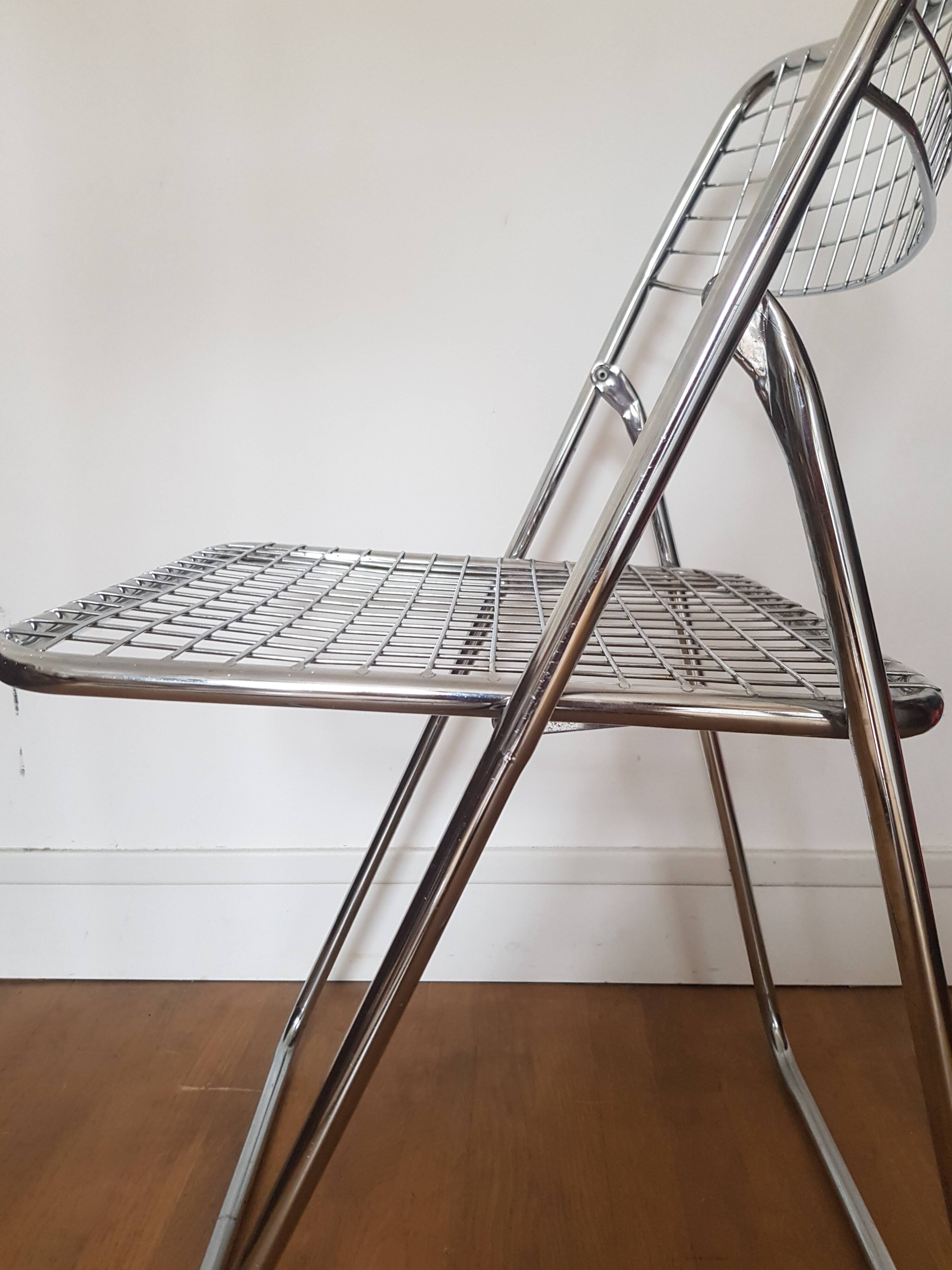 Chaise pliante modèle rappen par Niels Gammelgaard