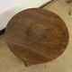 Art deco wooden pedestal table / side table