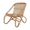 Mid-century bamboo lounge chair by Rohe Noordwolde, The Netherlands 1950's