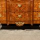 Rosewood and Mahogany chest of drawers, Louis XV / Louis XVI Transition style – Late 19th century