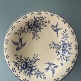 Compotier on pedestal XIXth Terre de Fer L. Chanut Paris