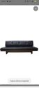 4-seater leather sofa bed