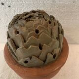 Vase soliflore en gré emmaillé XX siècle