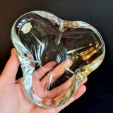Val Saint Lambert Blown Crystal Ashtray / Pocket Tray (Vintage)