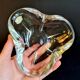 Val Saint Lambert Blown Crystal Ashtray / Pocket Tray (Vintage)