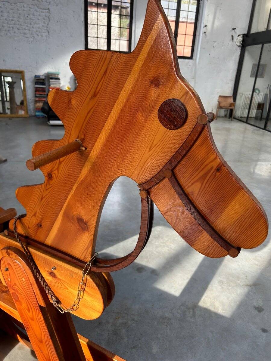 Giant rocking horse, Italy, 1970