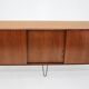 1960s Upcycled Danish Mid-Century Modern Teak Sideboard on Hairpin Legs