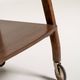 Stained Beech Serving Trolley, 1950s/60s