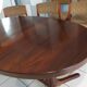 Oral extendable table from the Maison Baumann vintage 1970s