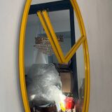 Large vintage Pilm Italy mirror in yellow metal