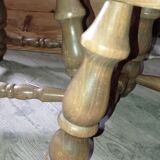 Pair of straw stools