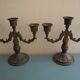 Pair of candlesticks gada vintage deco candlesticks