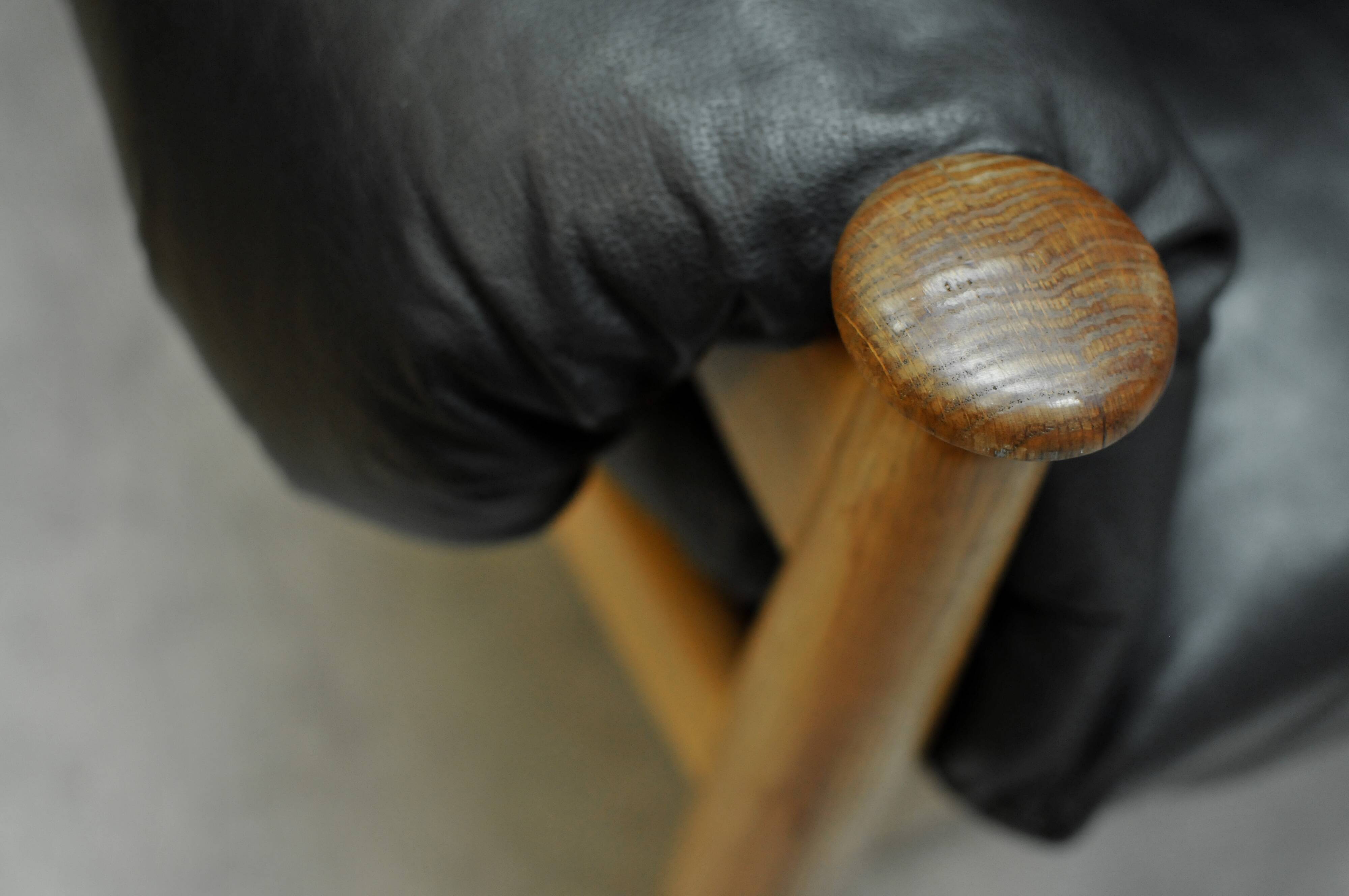 Leather vintage 3 seater sofa