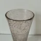 Bubble glass vase signed Biot – Pink beige