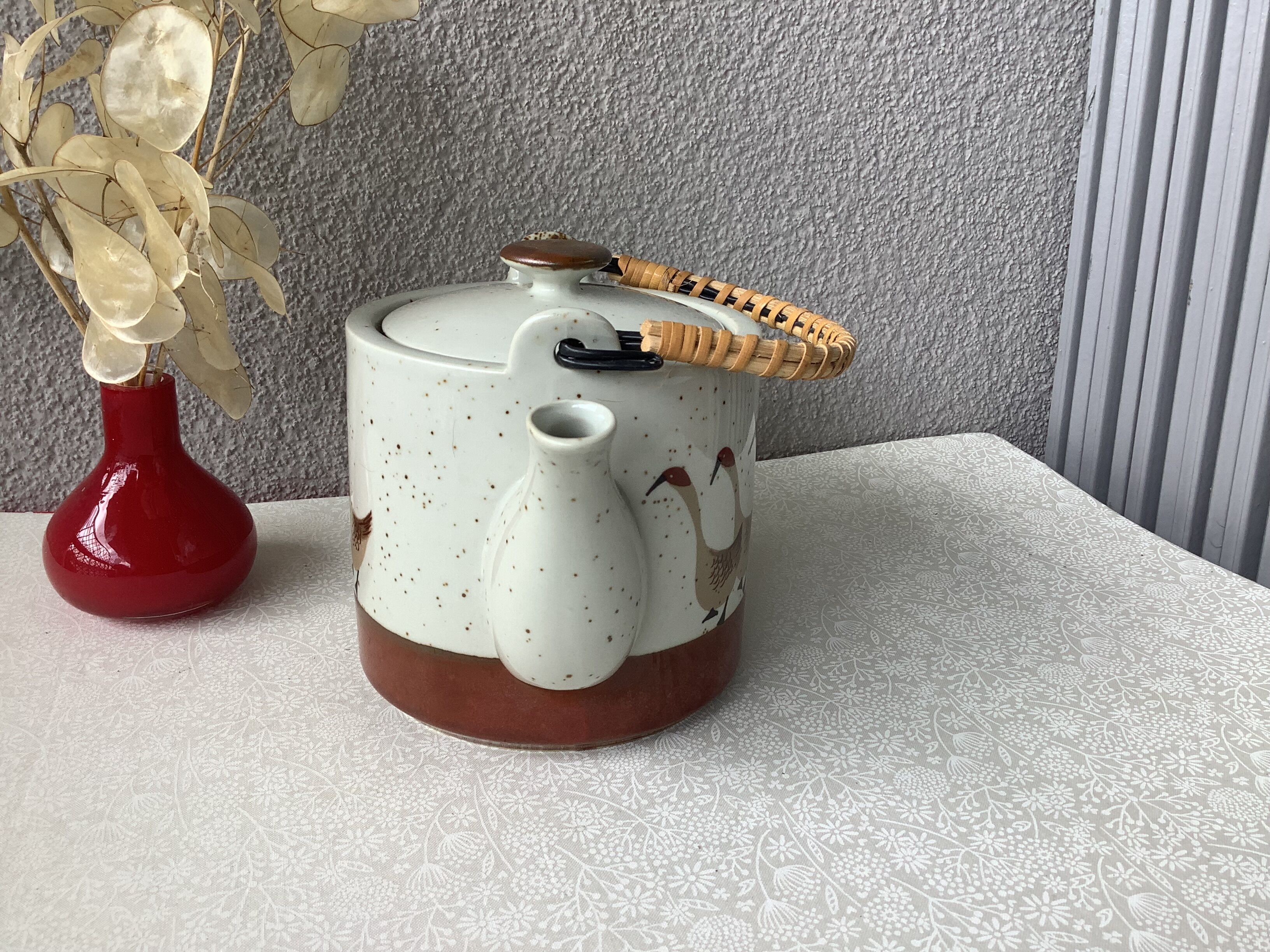 Vintage Japanese porcelain teapot