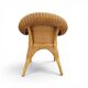 2 x rattan  arm chairs 1980s with original upholstery