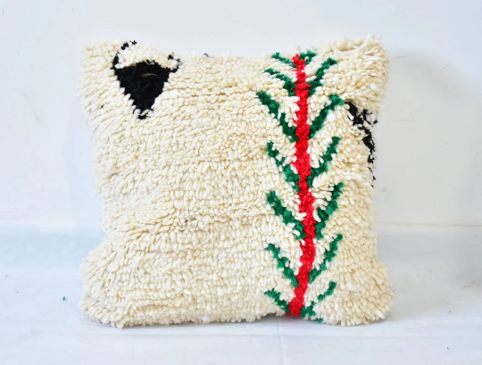 Colorful Moroccan carpet pillow 46x46cm