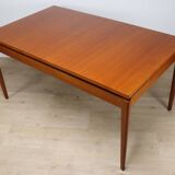 Vintage extendable teak dining table, 1960s