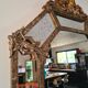 Venetian mirror with art deco parcloses 117 x 72 cm