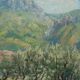 Painting Landscape of Provence Buis les Baronnies Aldo Morganti