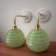 Pair of Art Deco wall lights