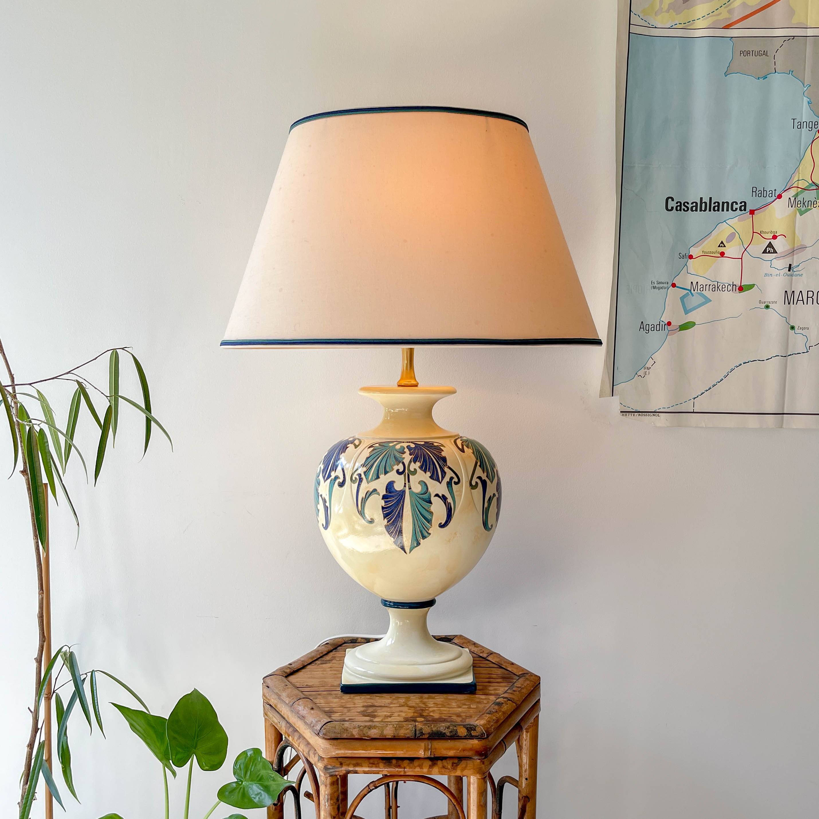 Vintage ceramic lamp Viva Villa – Nemesis model – Made in Italy 1980