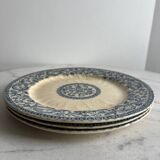 Set of 3 Gien Garlands & Foliage ironstone plates