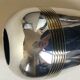 Silver metal vase