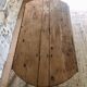 Antique round wooden table