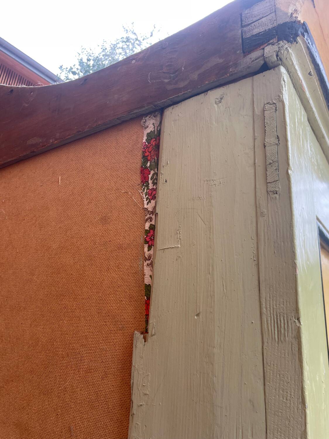 Large antique wardrobe