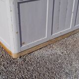 Grey painted fir counter