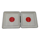 2 Tokyo Gien square plates