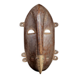 Art Africain Afrique Tribal - Masque Djimini Ligbi Kulango - 31 Cms