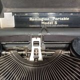 Machine à écrire restaurée / Remington Portable, États-Unis, années 1910