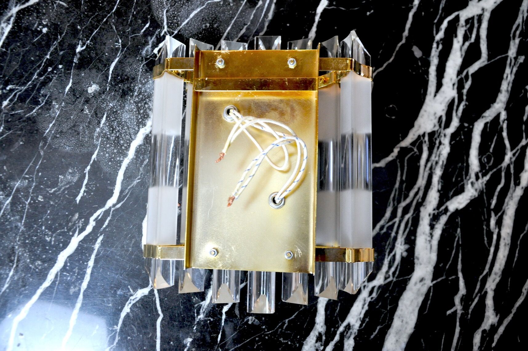 Wall lamp Triedri, Italy, 1970