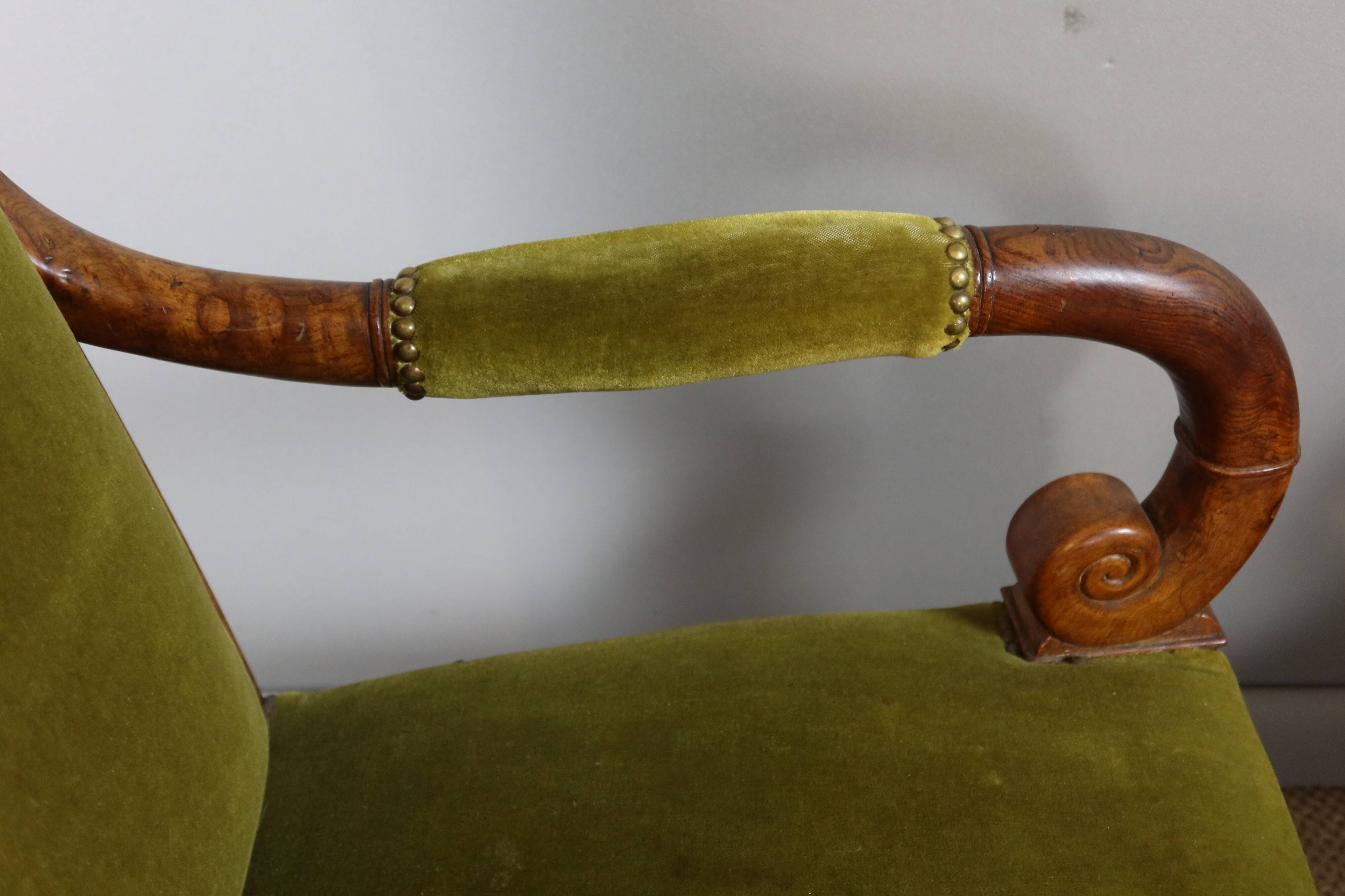 Restoration armchairs with crosses