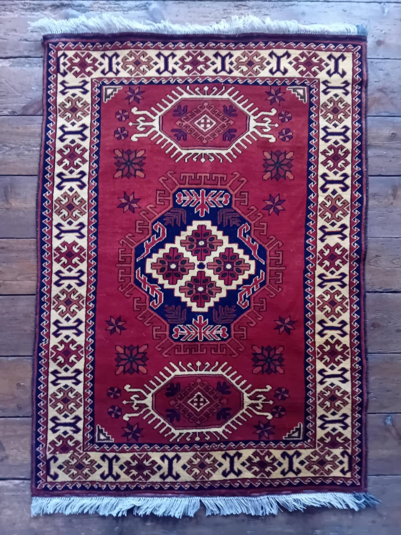Handmade Afghan Karghai rug 146x105cm