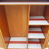 Walk-in wardrobe vintage 70s, compass, clear beech feet