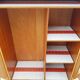 Walk-in wardrobe vintage 70s, compass, clear beech feet
