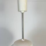 Vintage Chandelier with Milk Glass from Elektrosvit, 1960s