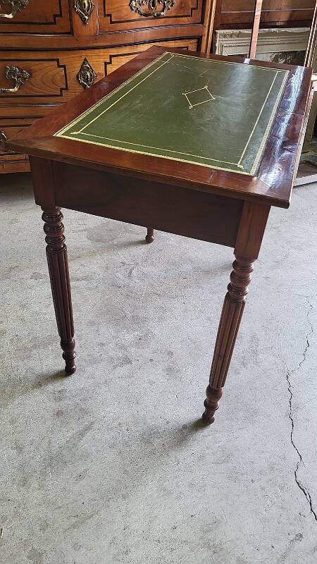 SMALL WRITING DESK WITH 1 DRAWER IN MAHOGANY