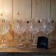 Ensemble de 9 verres à vin en cristal