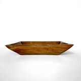 Large vintage solid wood cup
