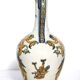 Gien earthenware jug, Renaissance decoration, putto with dolphin.