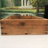 Old wooden box industrial