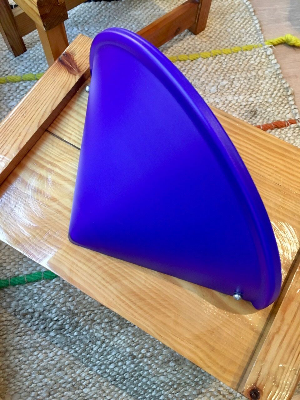 Wall lamps - indigo blue - publisher Domec - 1980s