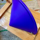 Wall lamps - indigo blue - publisher Domec - 1980s