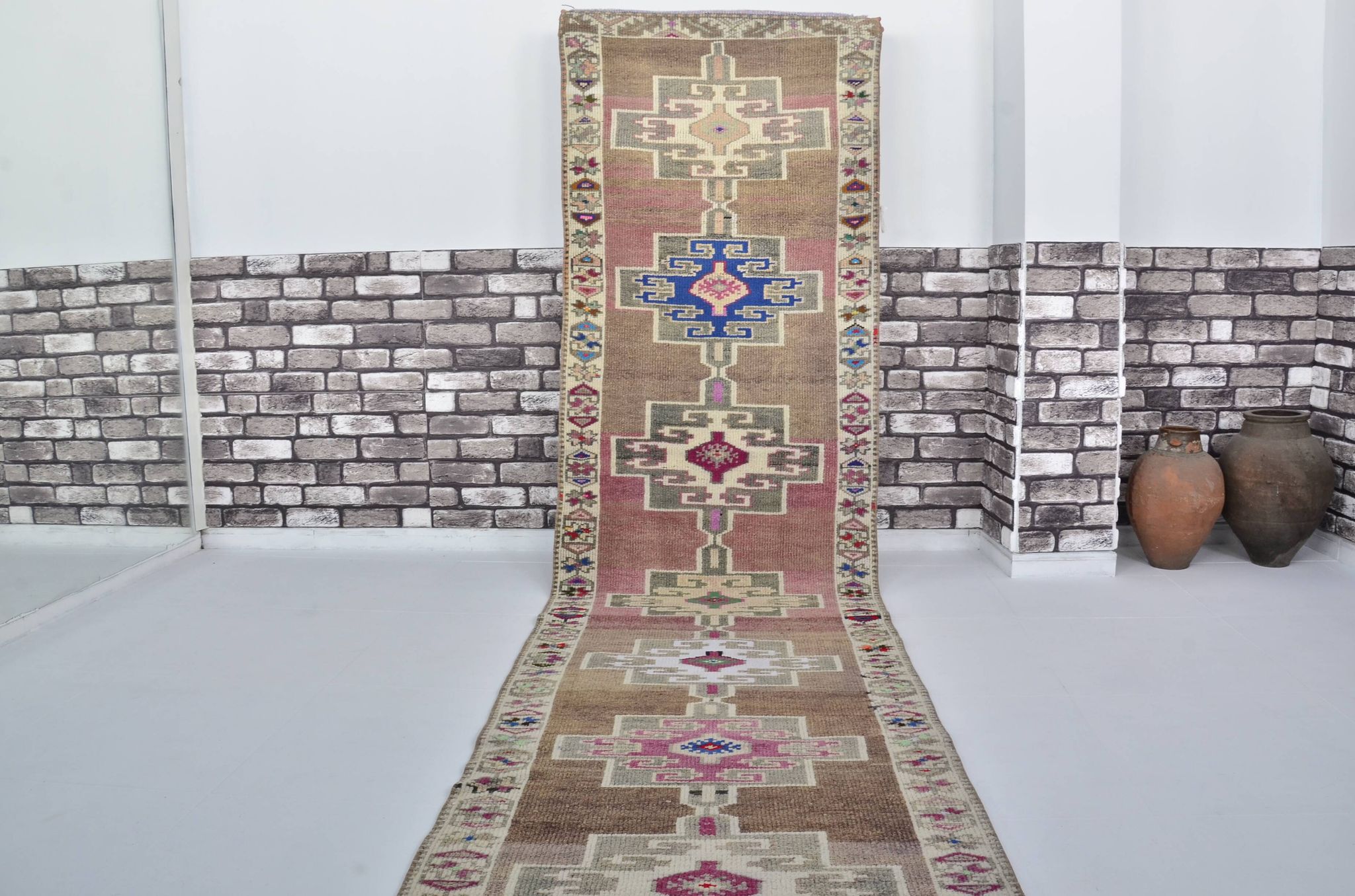 Tapis floral anatolien Oushak sku 2060