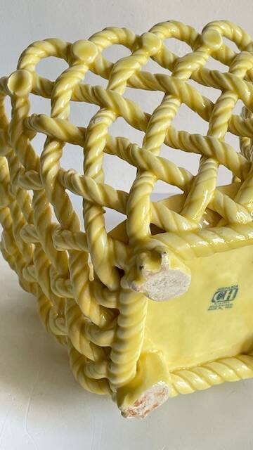 Vintage Braided Cache-Pot